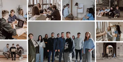 Teamfoto der Webflow-Experten von CBachleitner in Hamburg